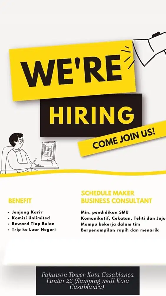 Di cari yg butuh pekerjaan