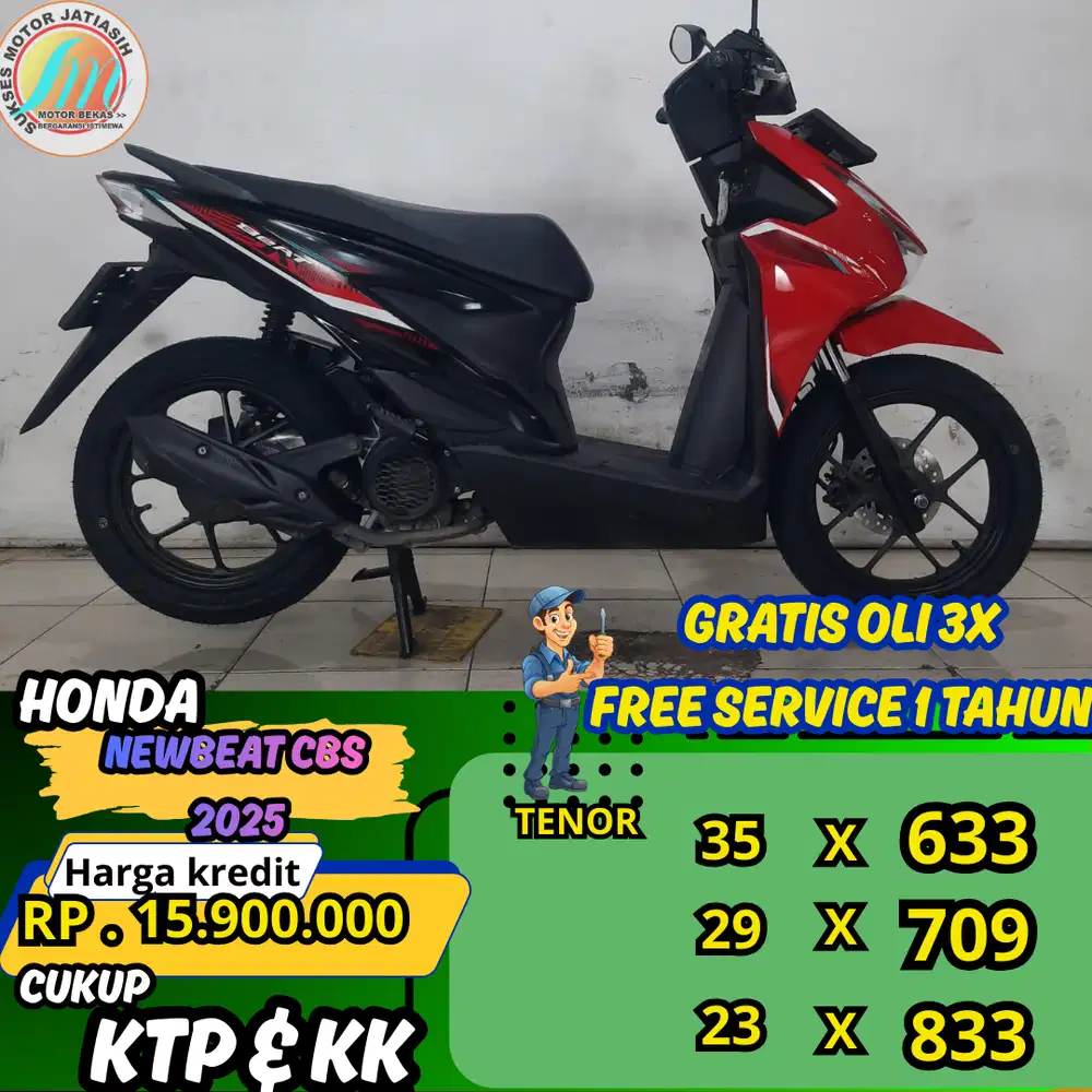 PROMO SPESIAL ANGSURAN TERMURAH PASTI ACC HONDA BEAT CBS 2025
