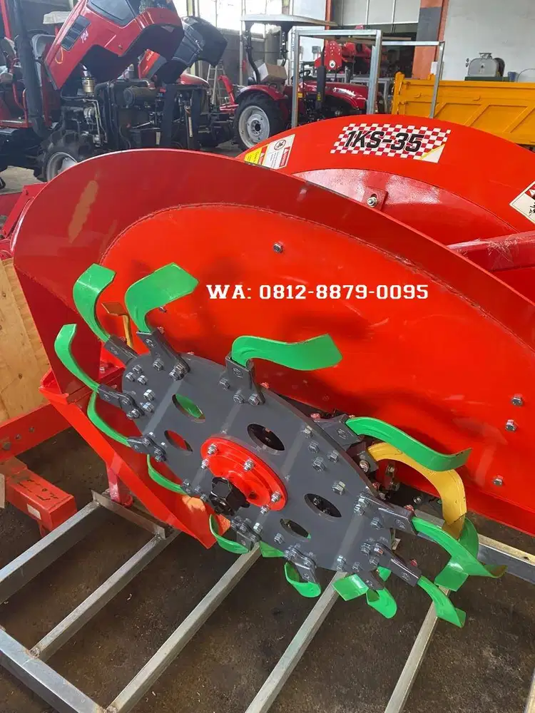 Implemen Traktor Roda 4 Pembuka Parit Drainase Rotary Ditcher 1KS-35C