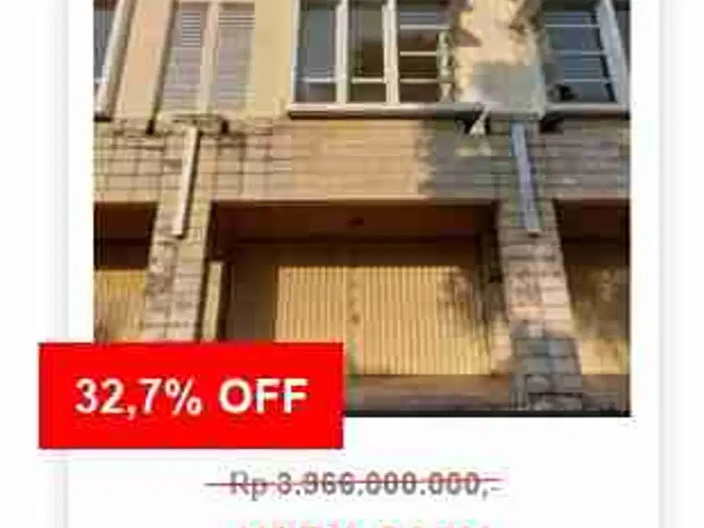 Jual Ruko Murah Asera Harapan Indah 3 Lantai Stock terbatas
