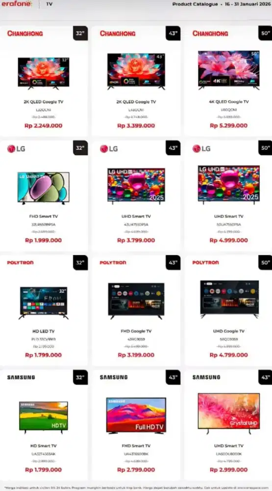 Google TV 32, 43, 55 inc All Brand