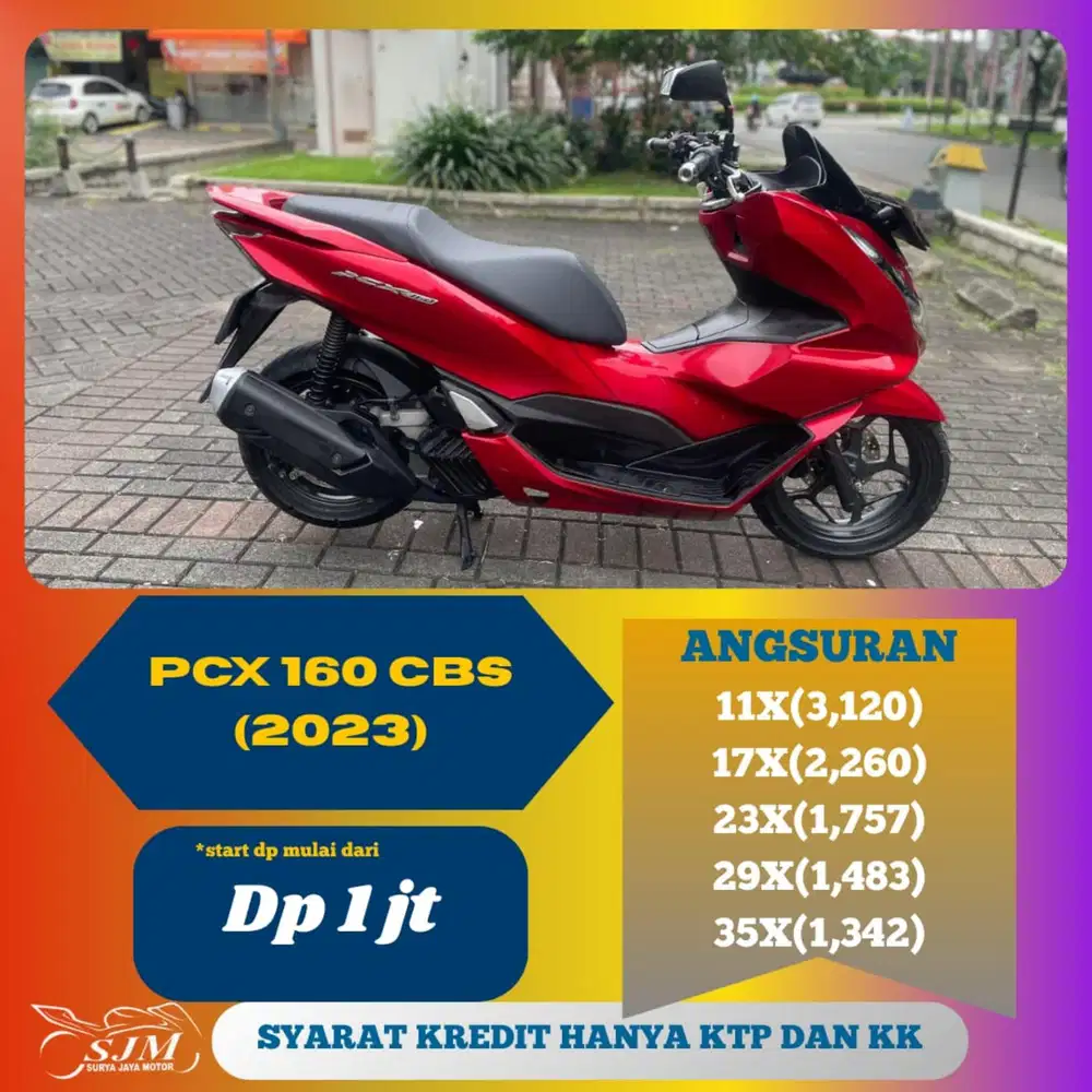 HONDA PCX 160 CBS 2023 CASH & KREDIT