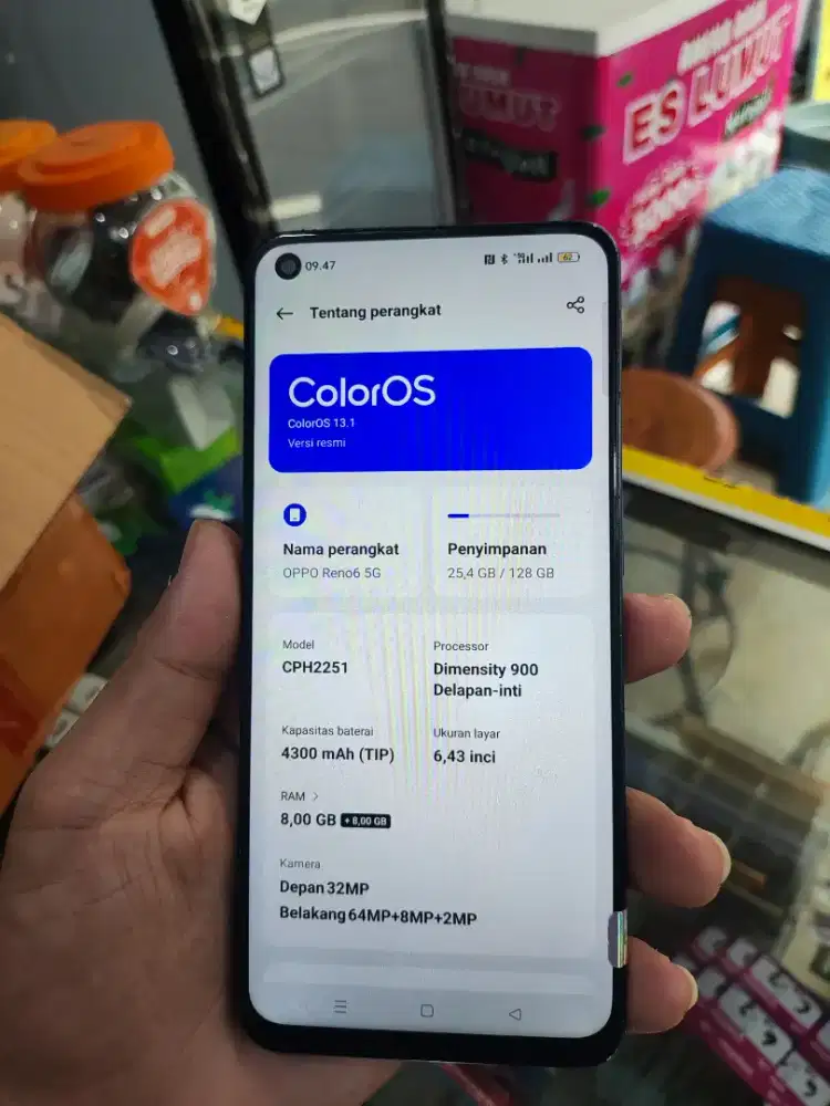 Oppo Reno 6 5G 8/128 second