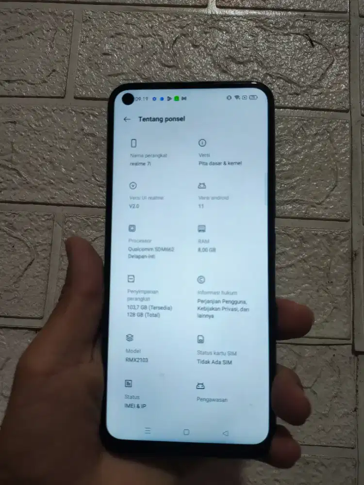 Realme 7i 8/128 second