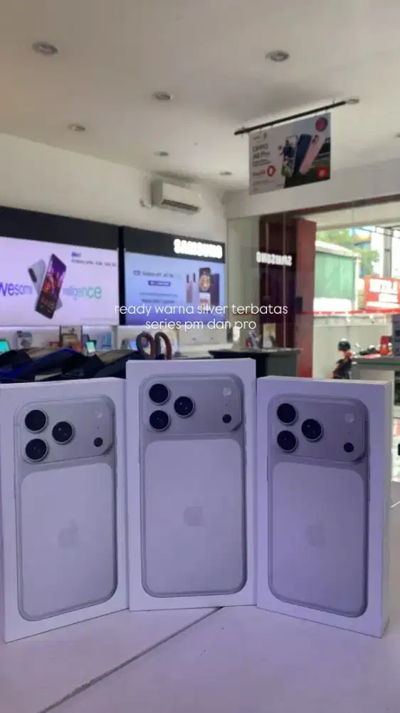 Iphone 17PM Silver 256GB