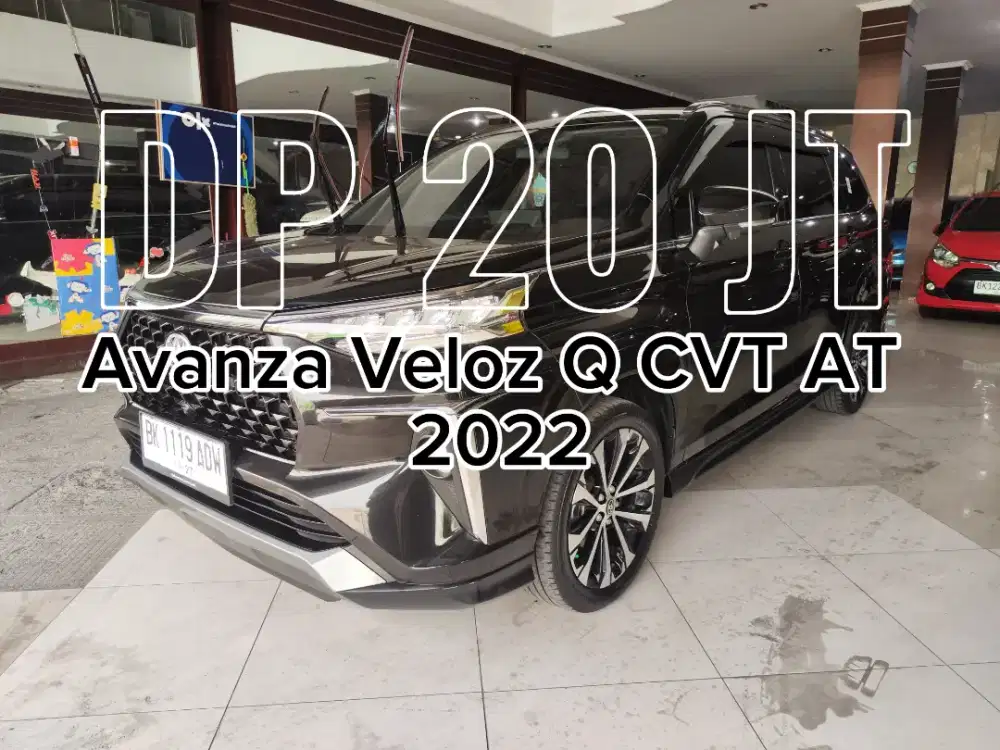 Avanza Veloz Q CVT AT 2022 hitam 2022