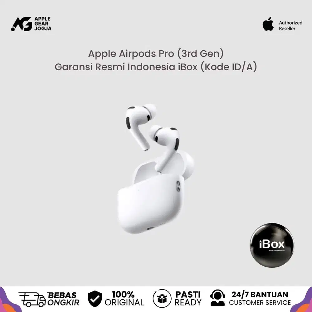 (iBox) AirPods Pro Gen 3 (2025) Garansi Resmi Apple Indonesia TAM