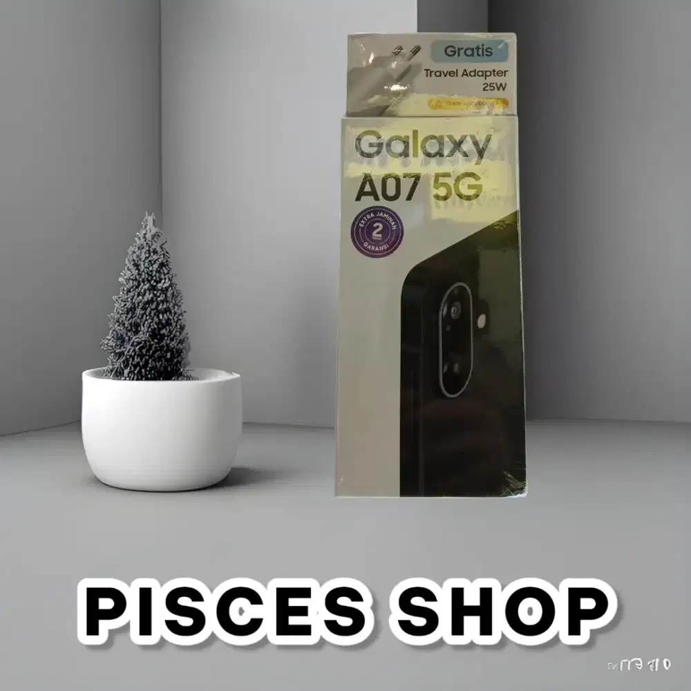 SAMSUNG GALAXY A07 5G RAM 6/128 NEW Segel Garansi Resmi 1 Tahun