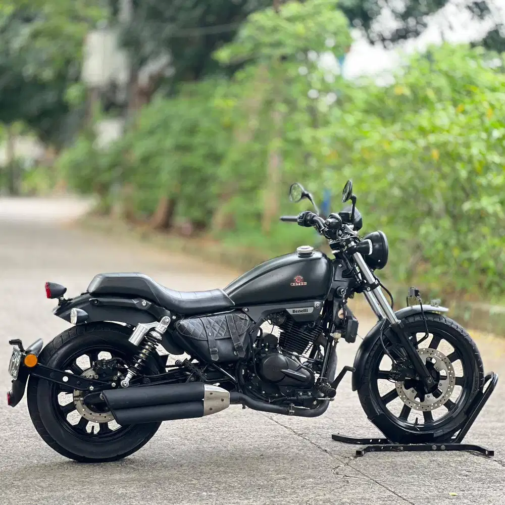 LOOK VINTAGE! BENELLI MOTOBI 200 EVO 2021 HITAM KM LOW PAJAK ON SUPERB