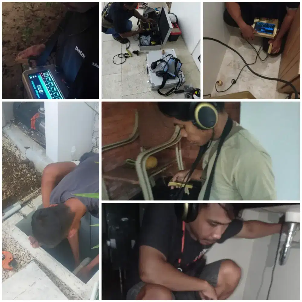 Jasa deteksi pipa bocor dalam bangunan dan tanah akurat 100%