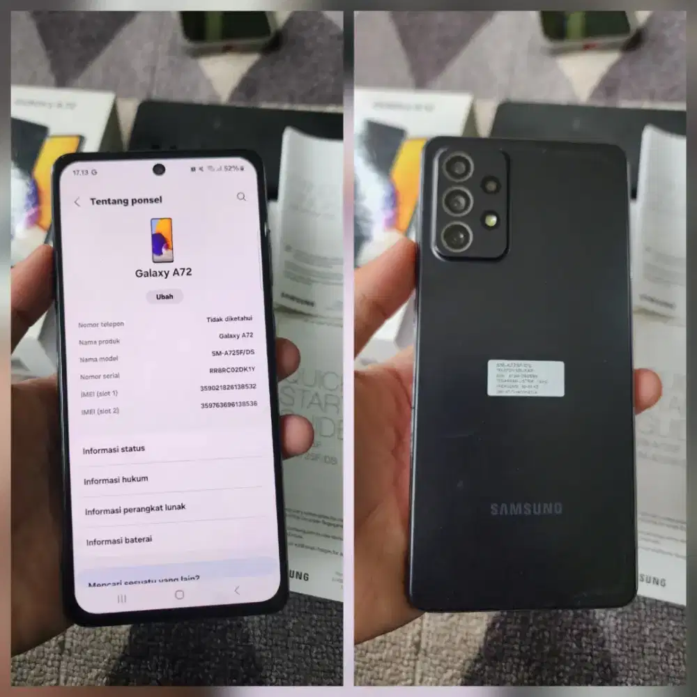 Samsung Galaxy A72 8/128GB NFC Hp+Dusbook