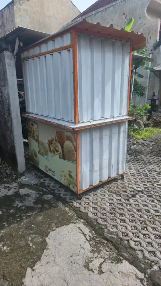 Rombong/container uk 1,5x1x2 mtr  BU cepat