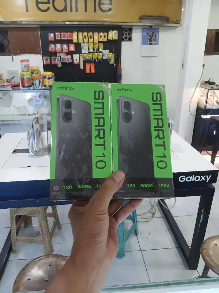[ Fast respon WA ] Infinix Smart 10 4+4/128 Garansi resmi 1thn