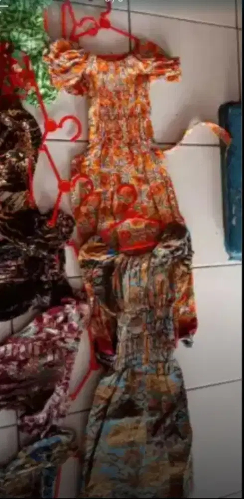 Jual baju batik anak anak perempuan berbagai macam ukuran