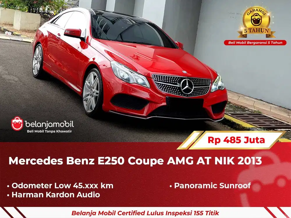 [ KM LOW ] Mercedes Benz Mercy E250 E 250 Coupe AMG AT 2013 2014