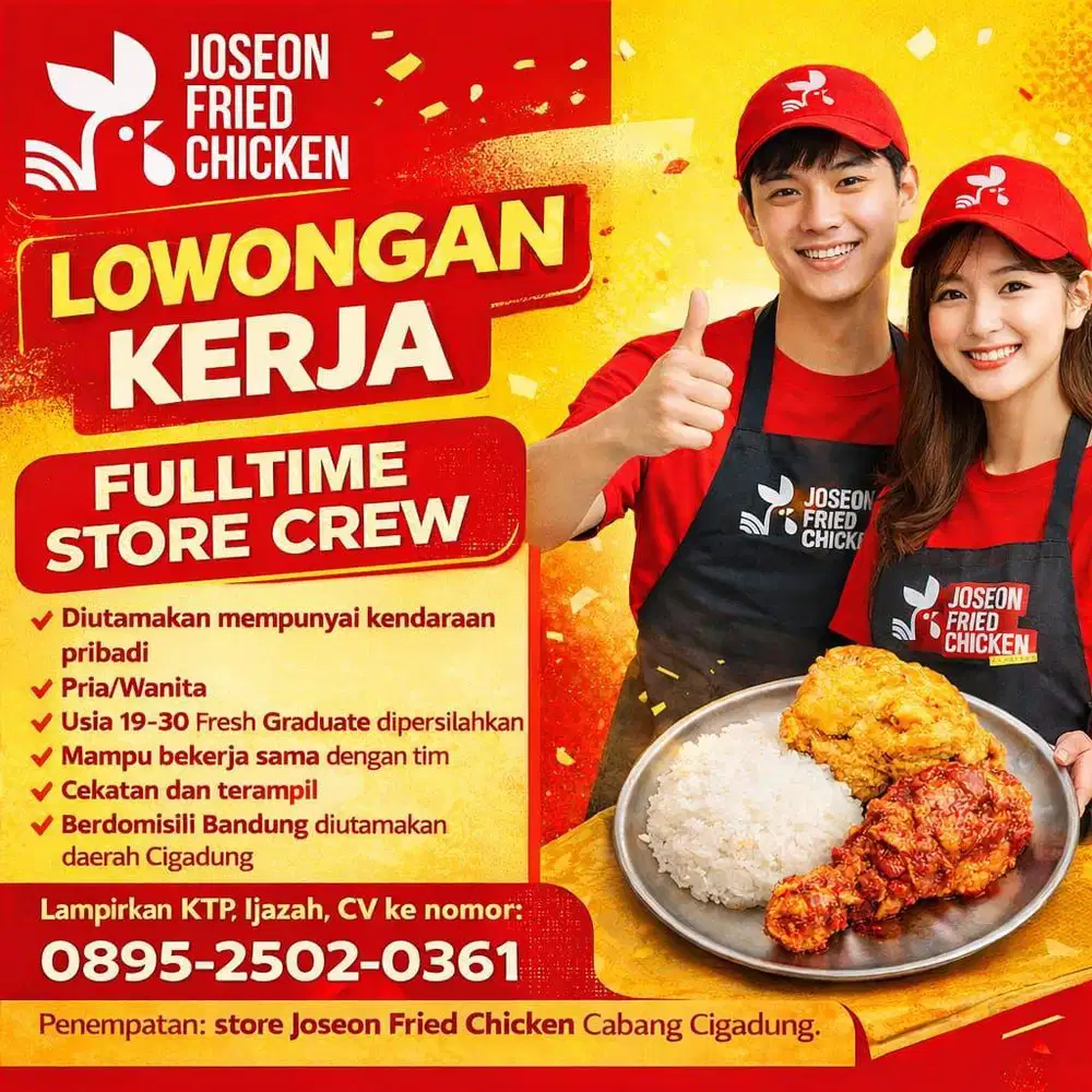 Loker Crew Store Joseon Fried Chicken