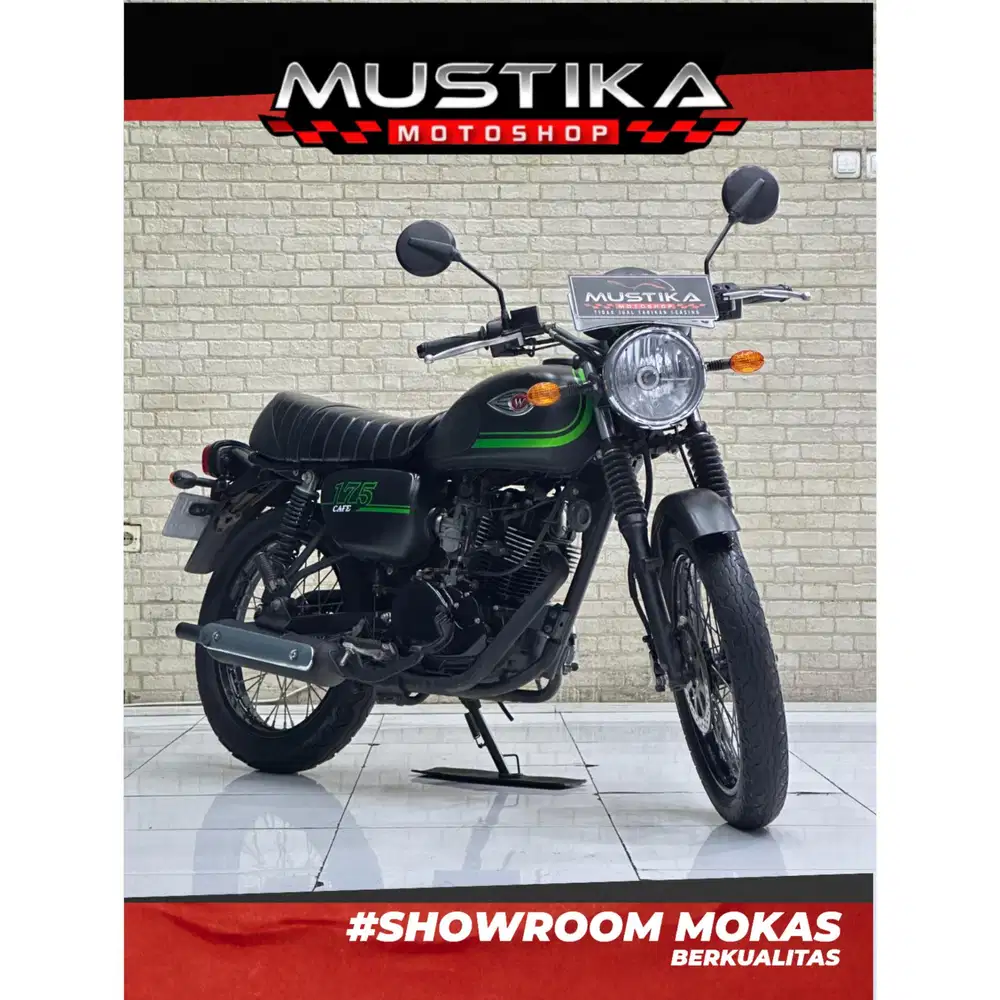 Perfect Condition!!kawasaki W175 Cafe Racer 2020 Plat Jatim-Mustika