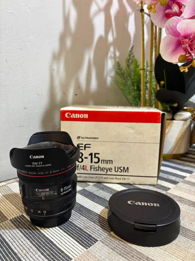 Lensa Canon Fisheye EF 8 – 15mm F4 L USM Normal Mulus | Fullset