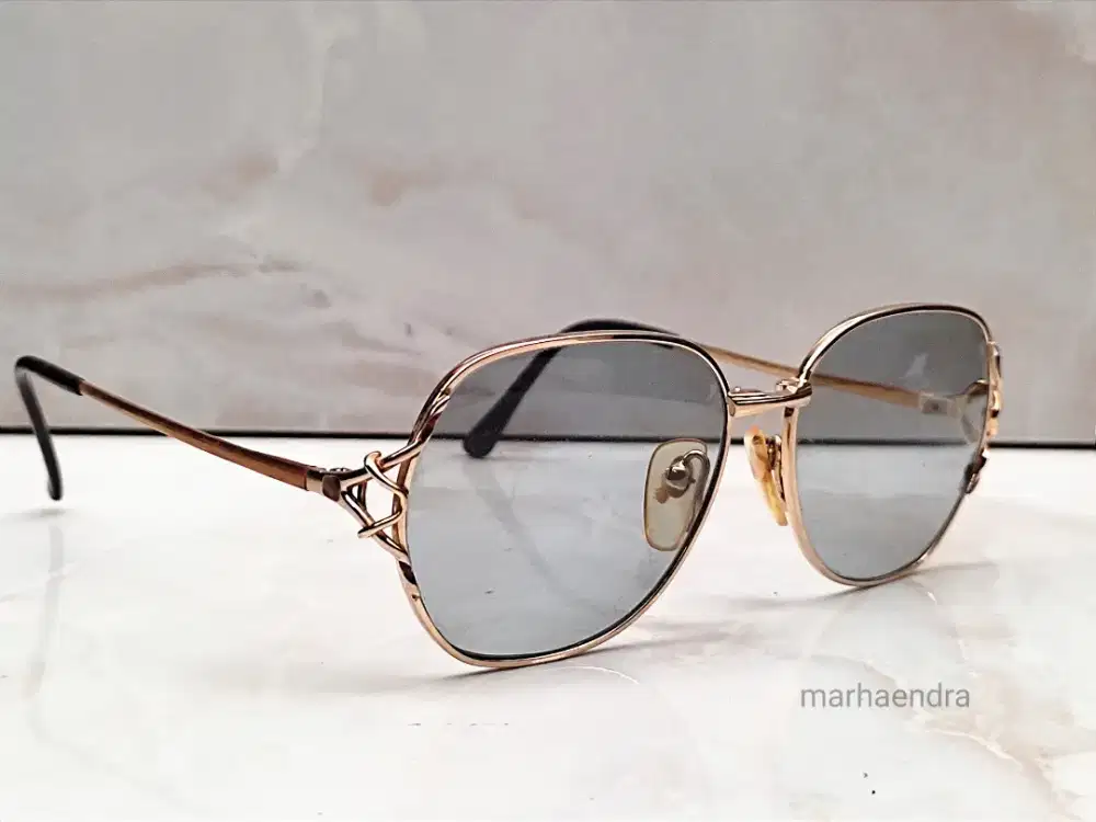 Kacamata lapis emas vintage cotton club