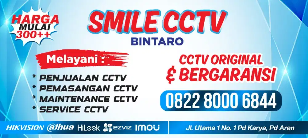 Jasa CCTV (Servis, maintenance & pemasangan)