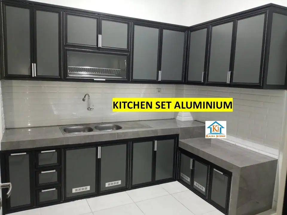 Kitchen Set Aluminium Murah Surabaya Kaloka Interior