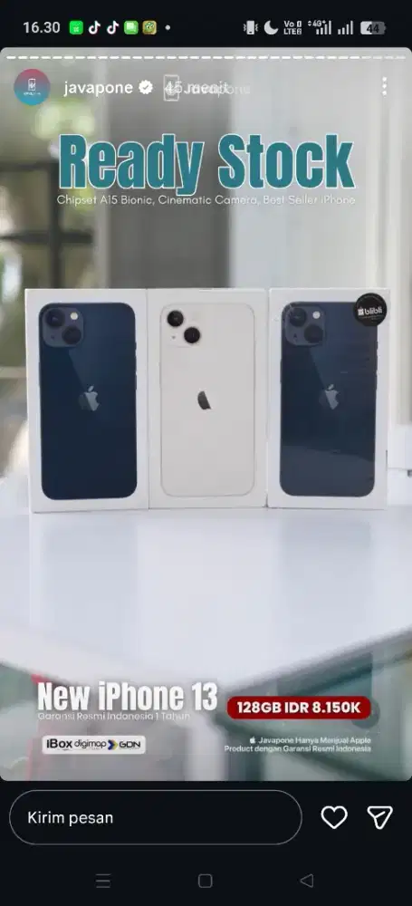 iPhone 13 kredit tanpa DP