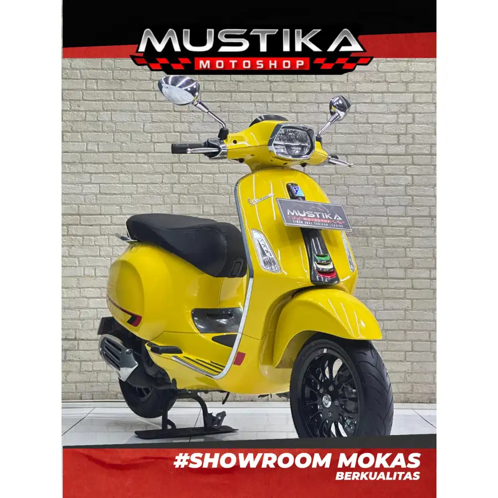 Perfect Condition!!Vespa Sprint S 150cc ABS 2022 Plat Jatim-Mustika