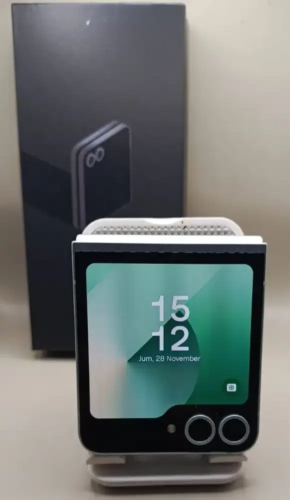 JUAL BU SAMSUNG Z FLIP 6 5G RAM 12/512GB ORIGINAL SEIN MULUS FULLSHET