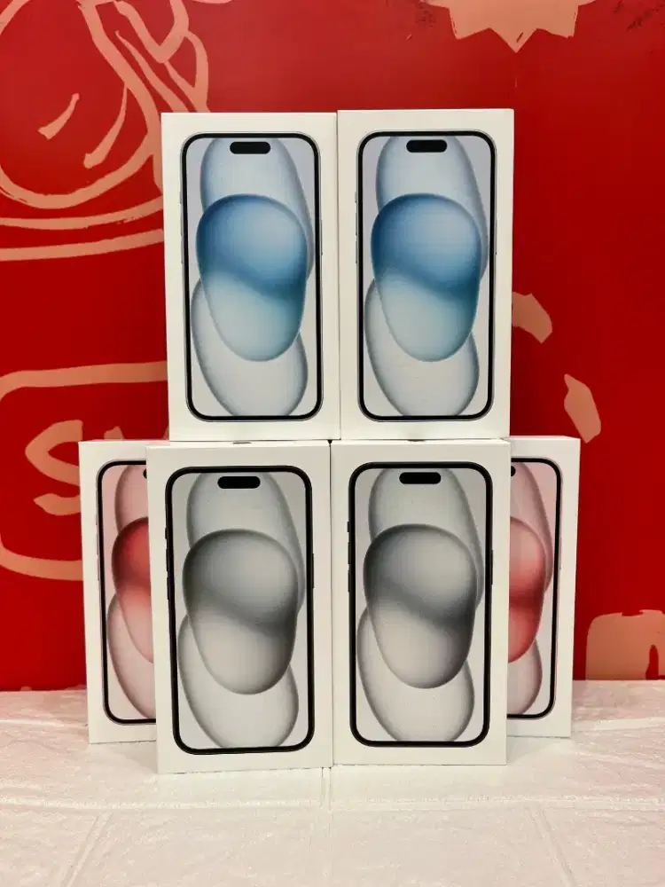 New Iphone 15 128Gb & 256Gb promo Free Adaptor ori Apple