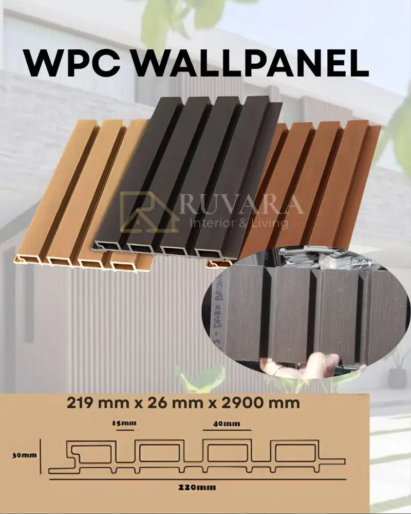 CLADDING WallPanel Outdoor Dinding Pagar Wall Panel Exterior Rumah