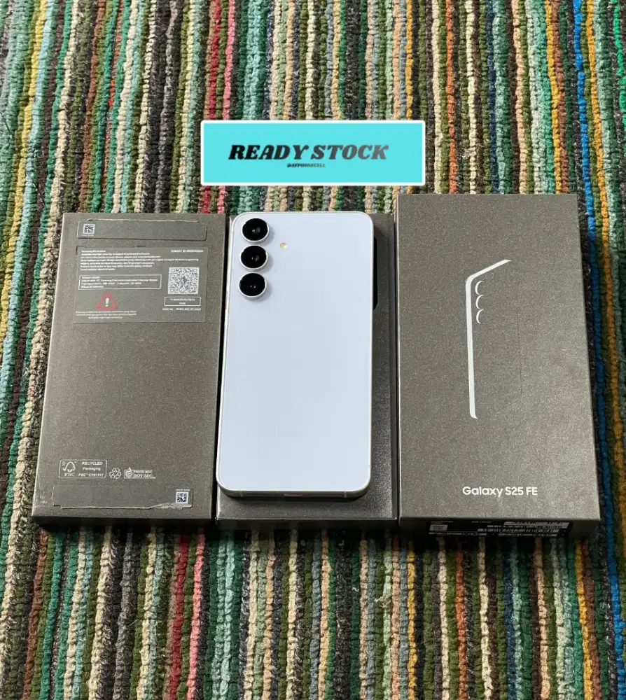 SAMSUNG S25 FE 8/256GB LIKE NEW GARANSI RESMI