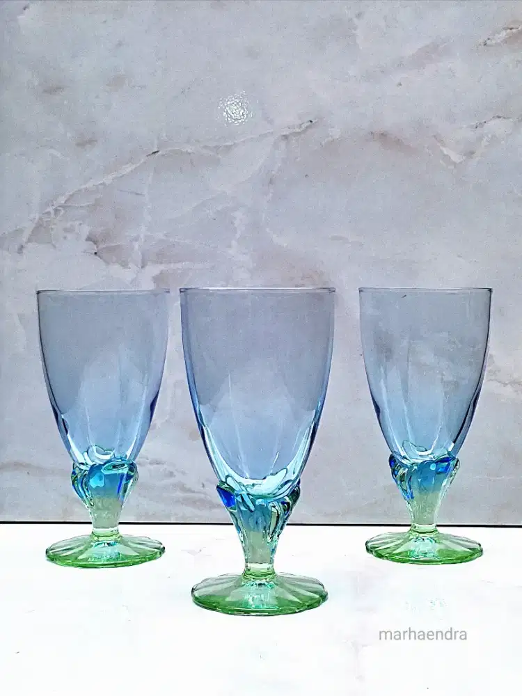 Gelas mewah italy vintage jadul antik