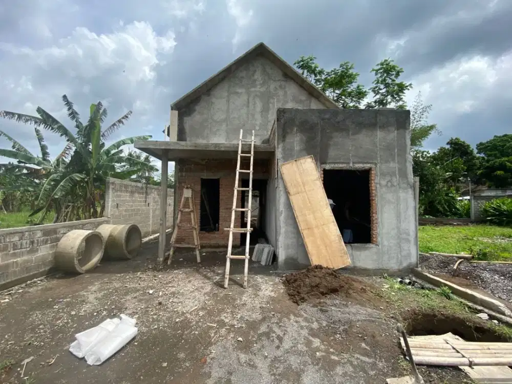 Rumah Baru Proses Bangun Harga 670 Jutaan Nego di Seyegan Sleman