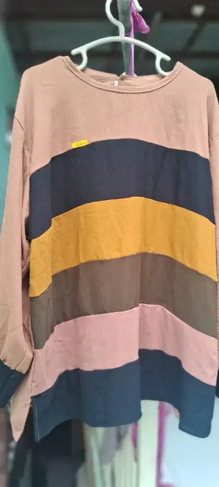 Blouse Lengan pnjng Ceruti Bigsize