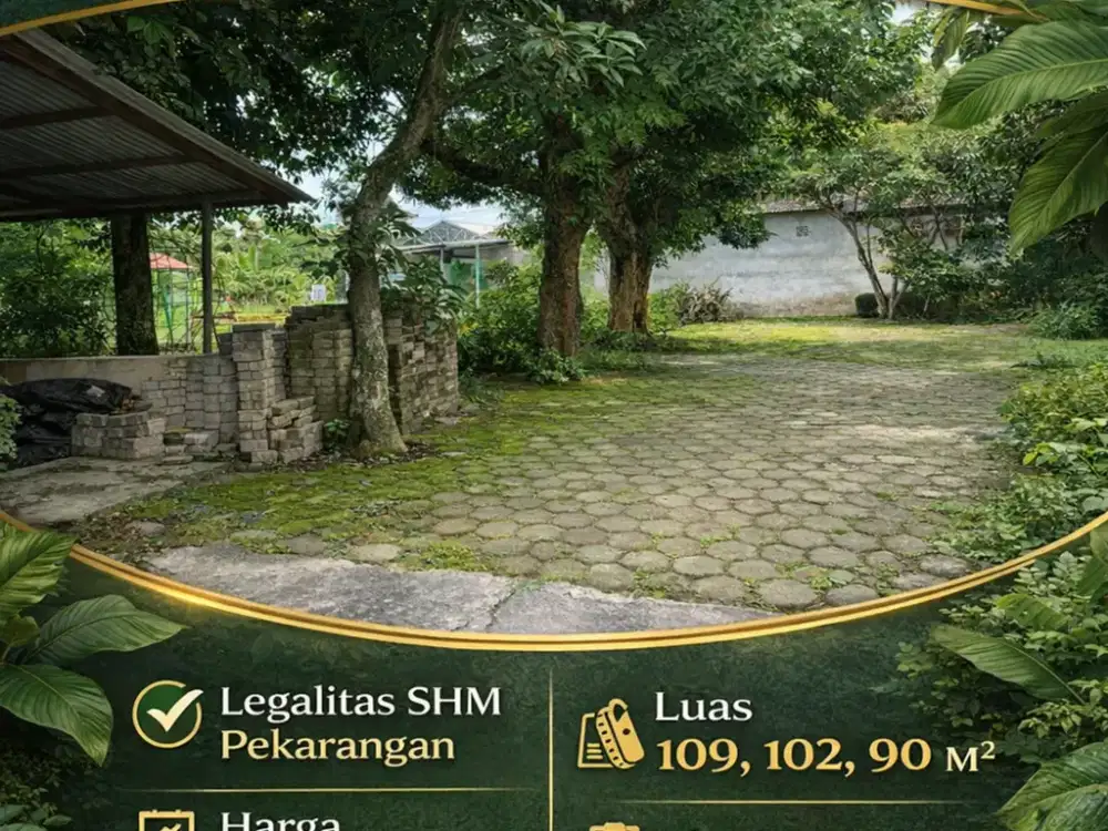 Tanah Pekarangan Jl. Palagan km 11, Lingkungan Perumahan & Pemukiman, udara sejuk asri lingkungan Nasionalis