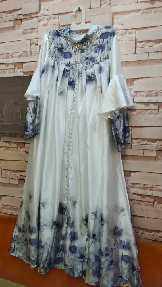 gamis model kekinian/ hamis silk