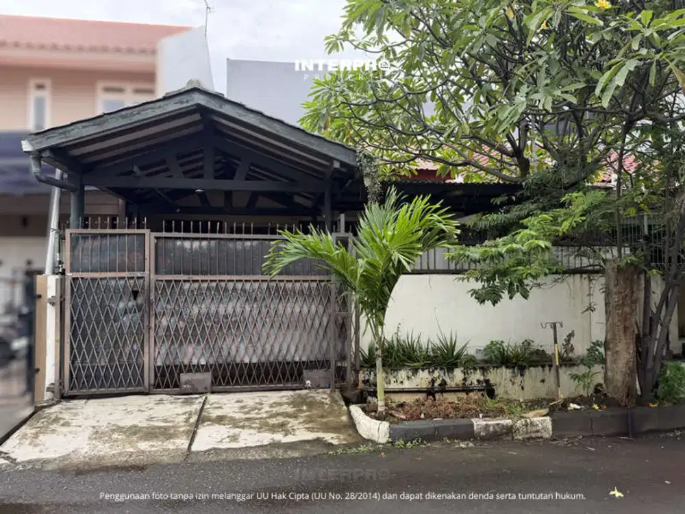 Rumah Hitung Tanah Dijual Taman Permata Buana Kembangan Hadap Selatan - Luas 152m2