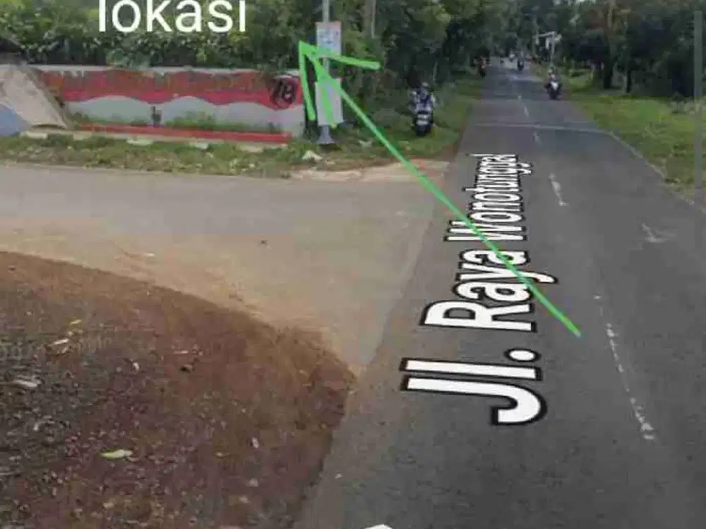 tanah datar rata ploting kuning