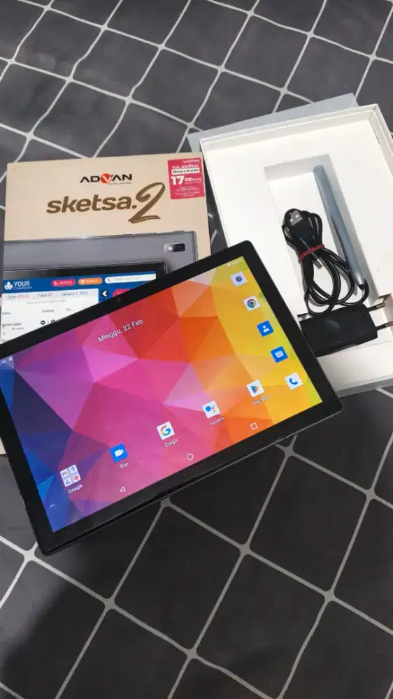 Advan Sketsa 2 10in ram 4/64 Normal Siap pakai