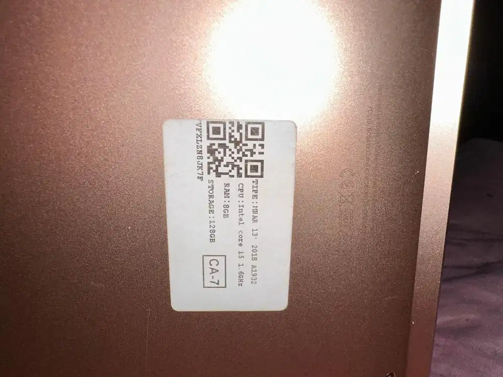 mackbook air 2018 128Gb