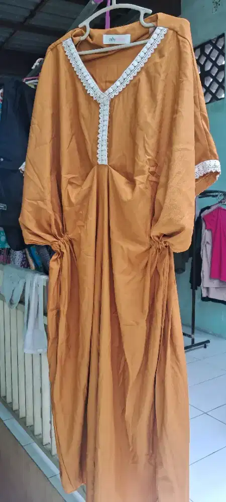 Kaftan Batwing Mustard Bigsize