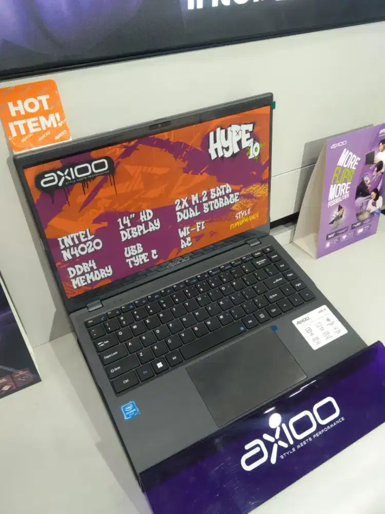 Axioo hype 10 N4020/8/256gb