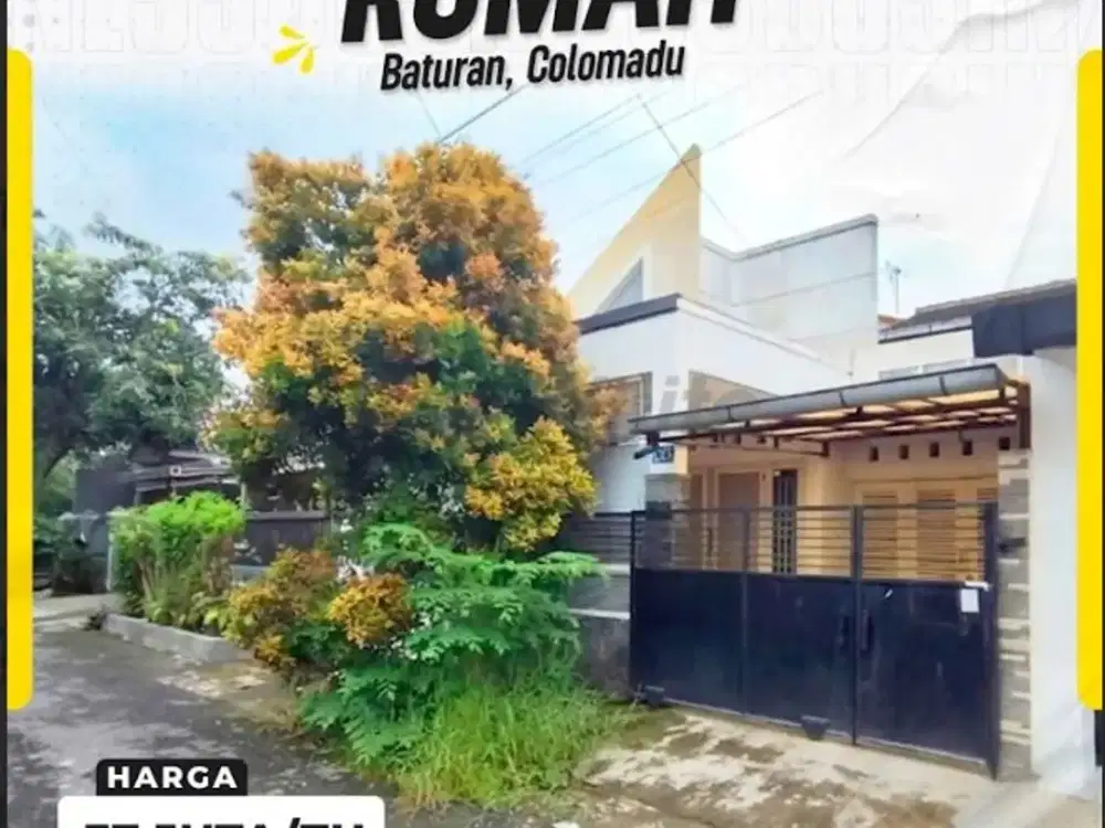 Disewakan Rumah 2 Lantai Asri Siap Huni di Kawasan Baturan Colomadu