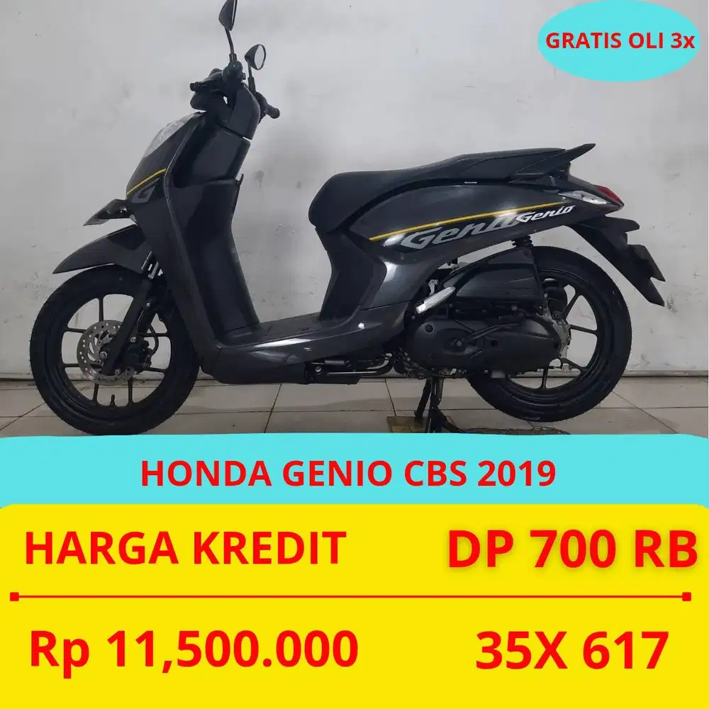 HONDA GENIO CBS 2019 DP MURAH 700 RIBU GUYSS