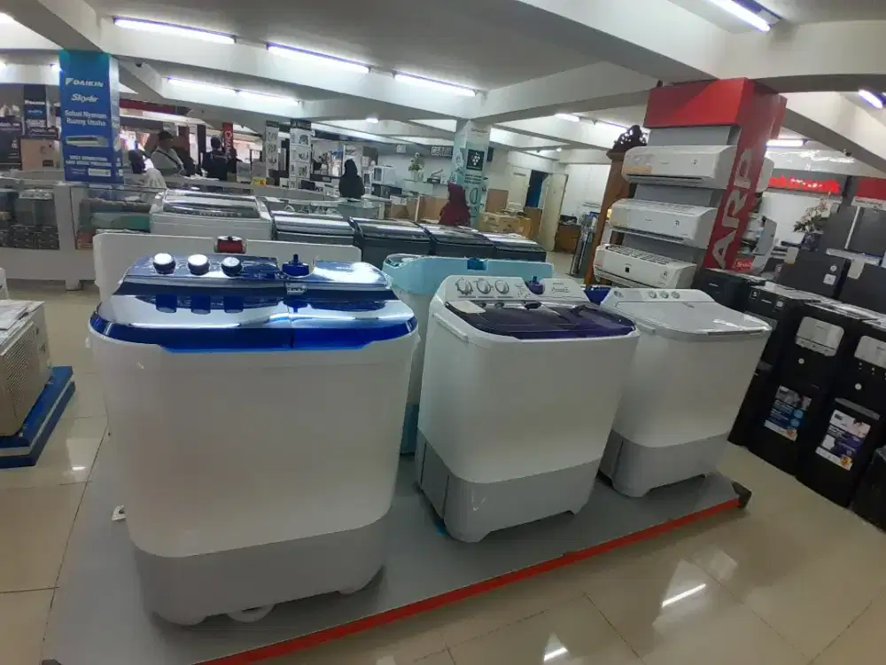 CREDIT MESIN CUCI PROMO BUNGA RENDAH FREE 1KALI CICILAN