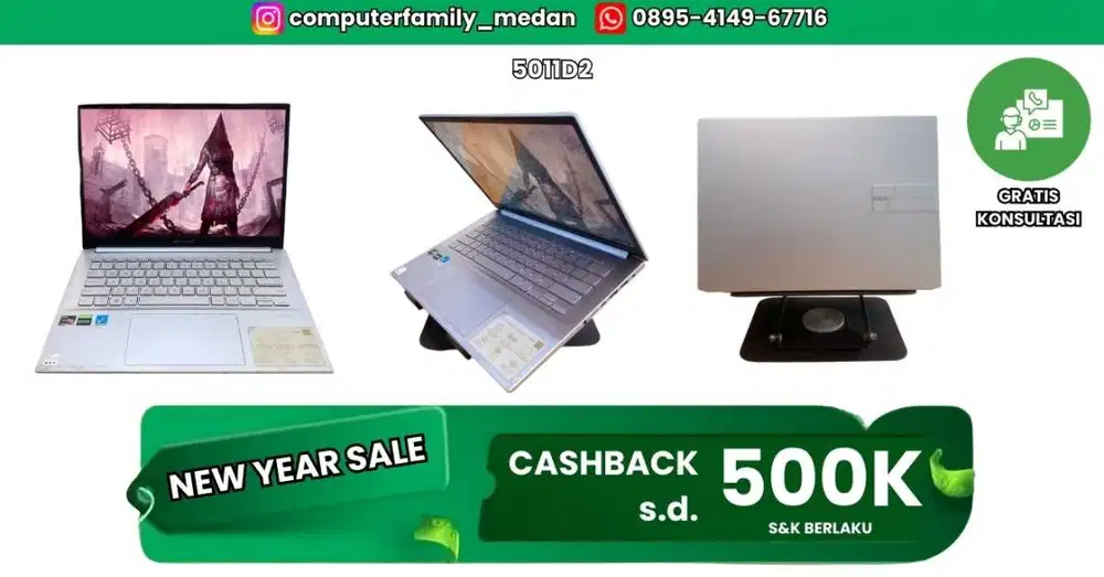 ASUS VIVOBOOK 14 PRO M3401QC AMD RYZEN 7 5800H 8/512GB-RTX 3050 4GB