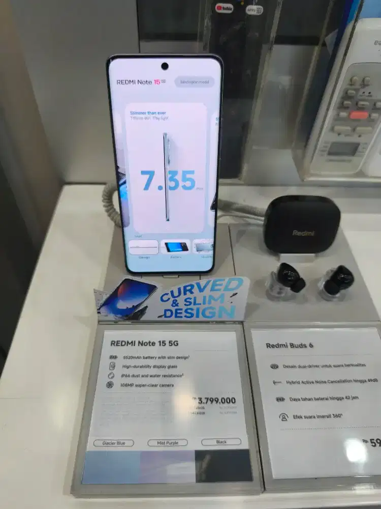 REDMI NOTE 15 5G RAM 8/256GB NEW BY ERAFONE RADIO DALAM