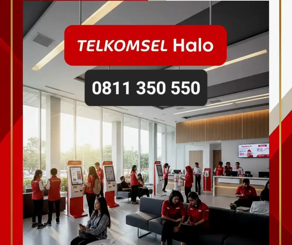 TELKOMSEL HALO 10 DIGIT PASCABAYAR SERI 350 550