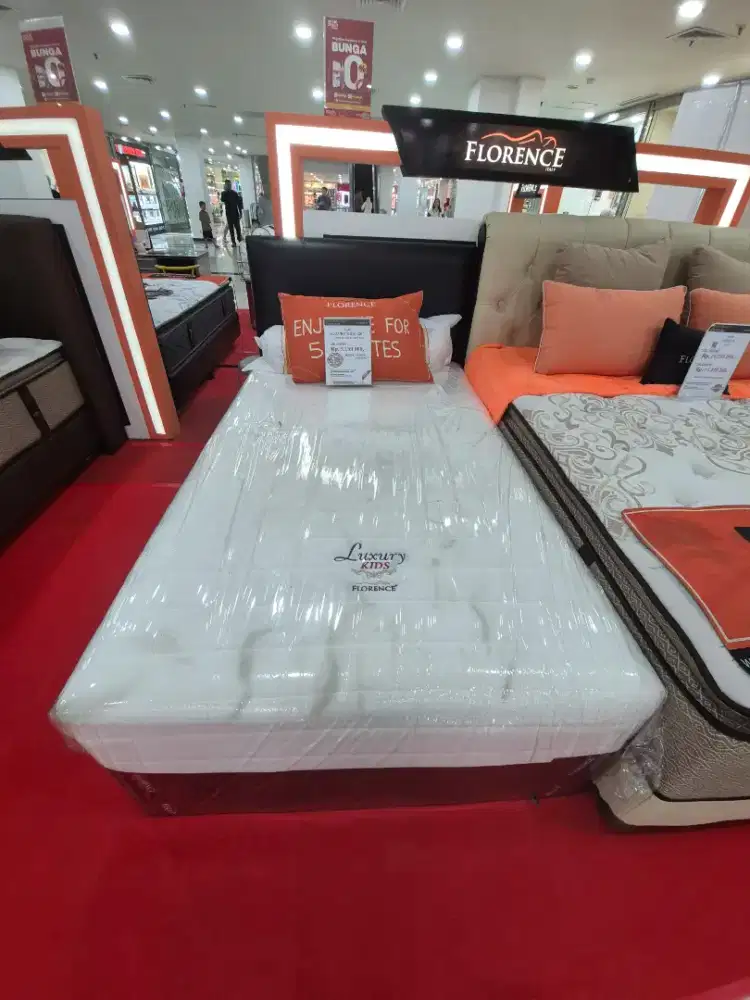 CREDIT SPRING BED FLORENCE UKURAN 120X200 PROMO FREE 1KALI CICILAN