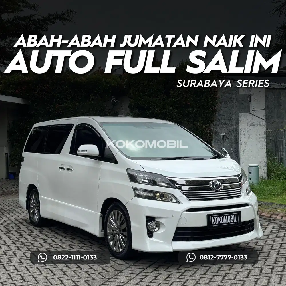 TOYOTA VELLFIRE 2.4 Z AT 2014